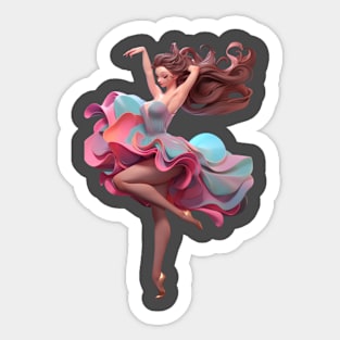 Dance the night away Sticker